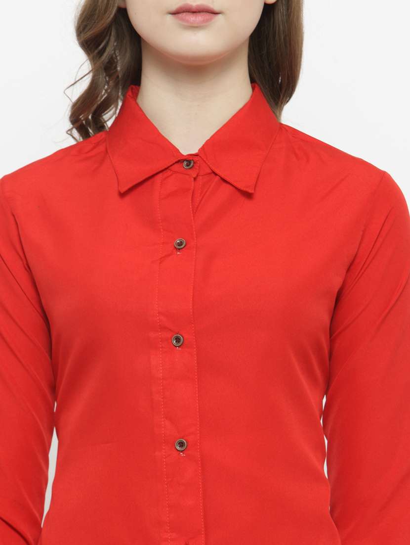 women collared long sleeve regular fit shirt - 22184968 -  Standard Image - 5