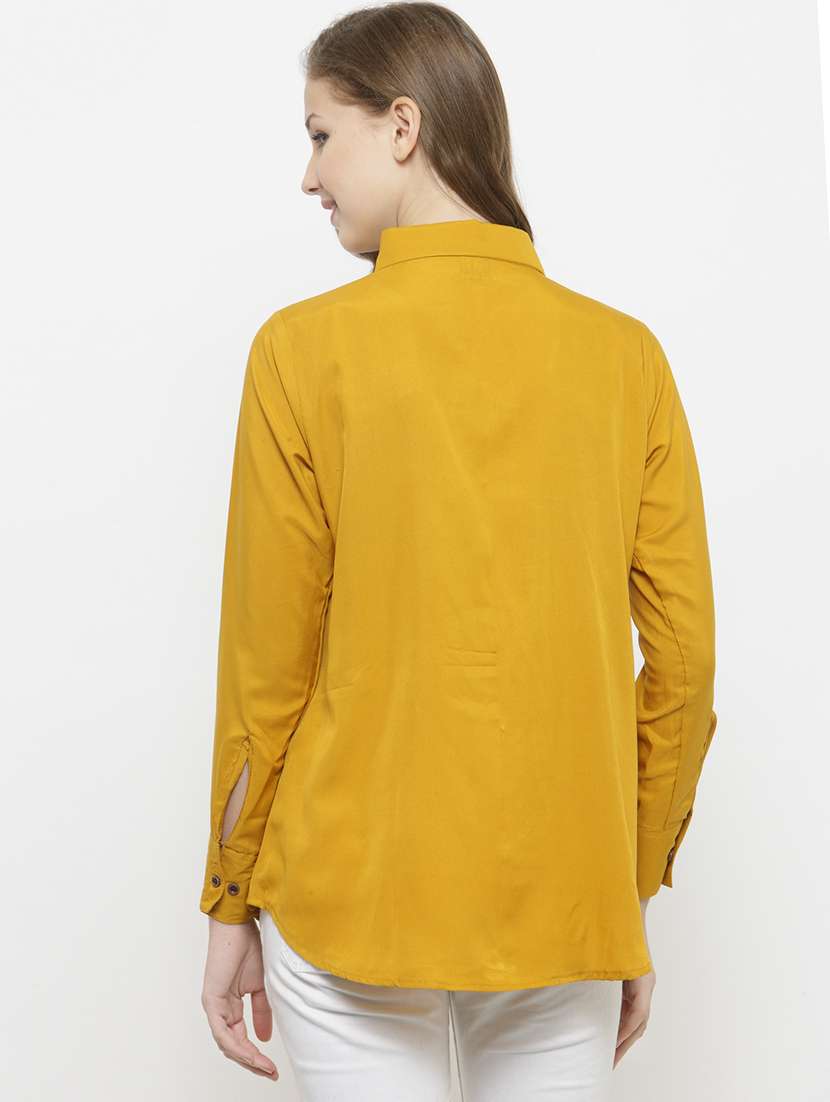 women collared long sleeve regular fit shirt - 22184969 -  Standard Image - 3
