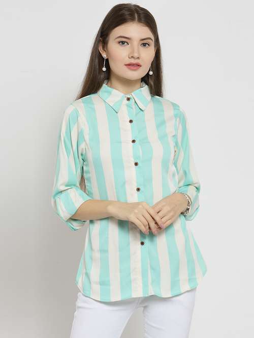 women collared long sleeve regular fit shirt - 22184970 -  Standard Image - 0