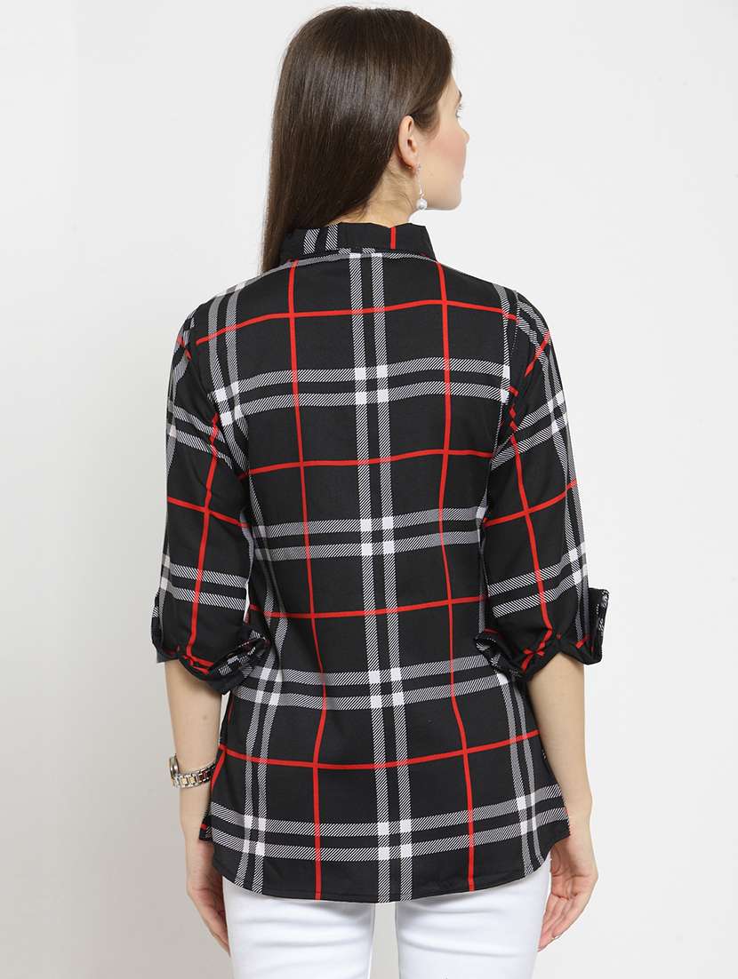 women collared long sleeve regular fit shirt - 22184971 -  Standard Image - 3