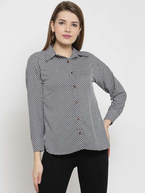women collared long sleeve regular fit shirt - 22184973 -  Standard Image - 0