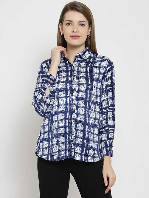 women collared long sleeve regular fit shirt - 22184975 -  Standard Image - 0