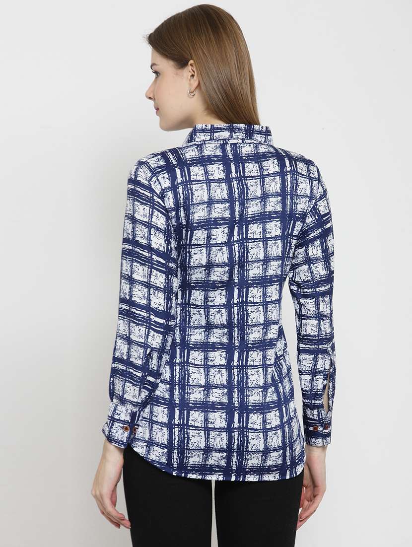 women collared long sleeve regular fit shirt - 22184975 -  Standard Image - 3