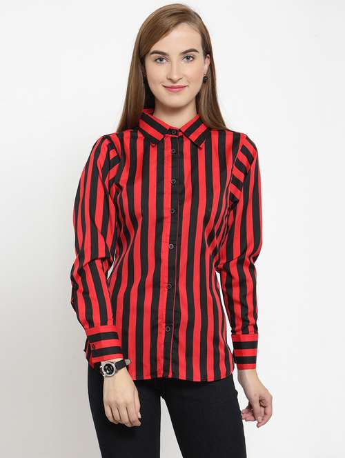 women collared long sleeve regular fit shirt - 22184976 -  Standard Image - 0