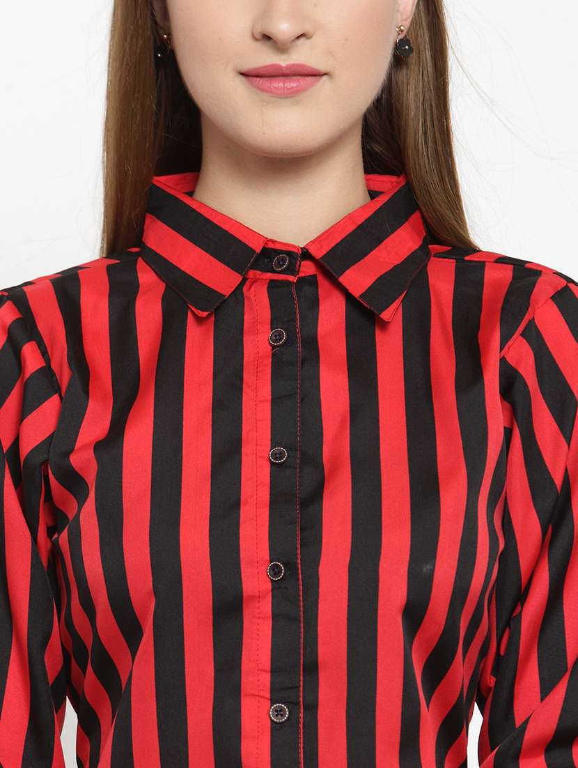 women collared long sleeve regular fit shirt - 22184976 -  Standard Image - 5