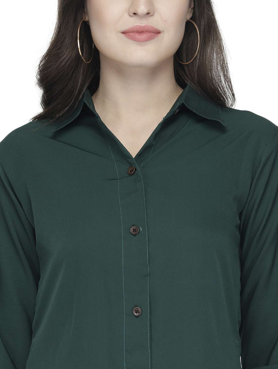 women collared long sleeve regular fit shirt - 22184979 -  Standard Image - 5