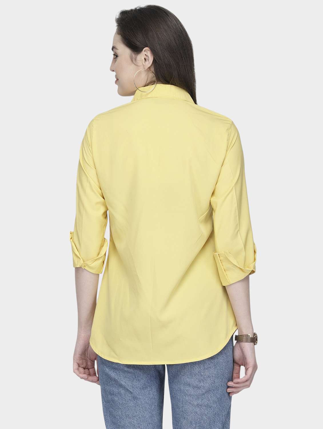 women collared long sleeve regular fit shirt - 22184981 -  Standard Image - 3