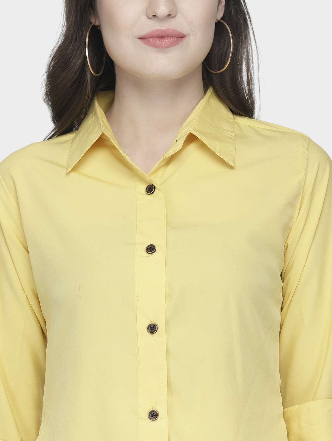 women collared long sleeve regular fit shirt - 22184981 -  Standard Image - 5