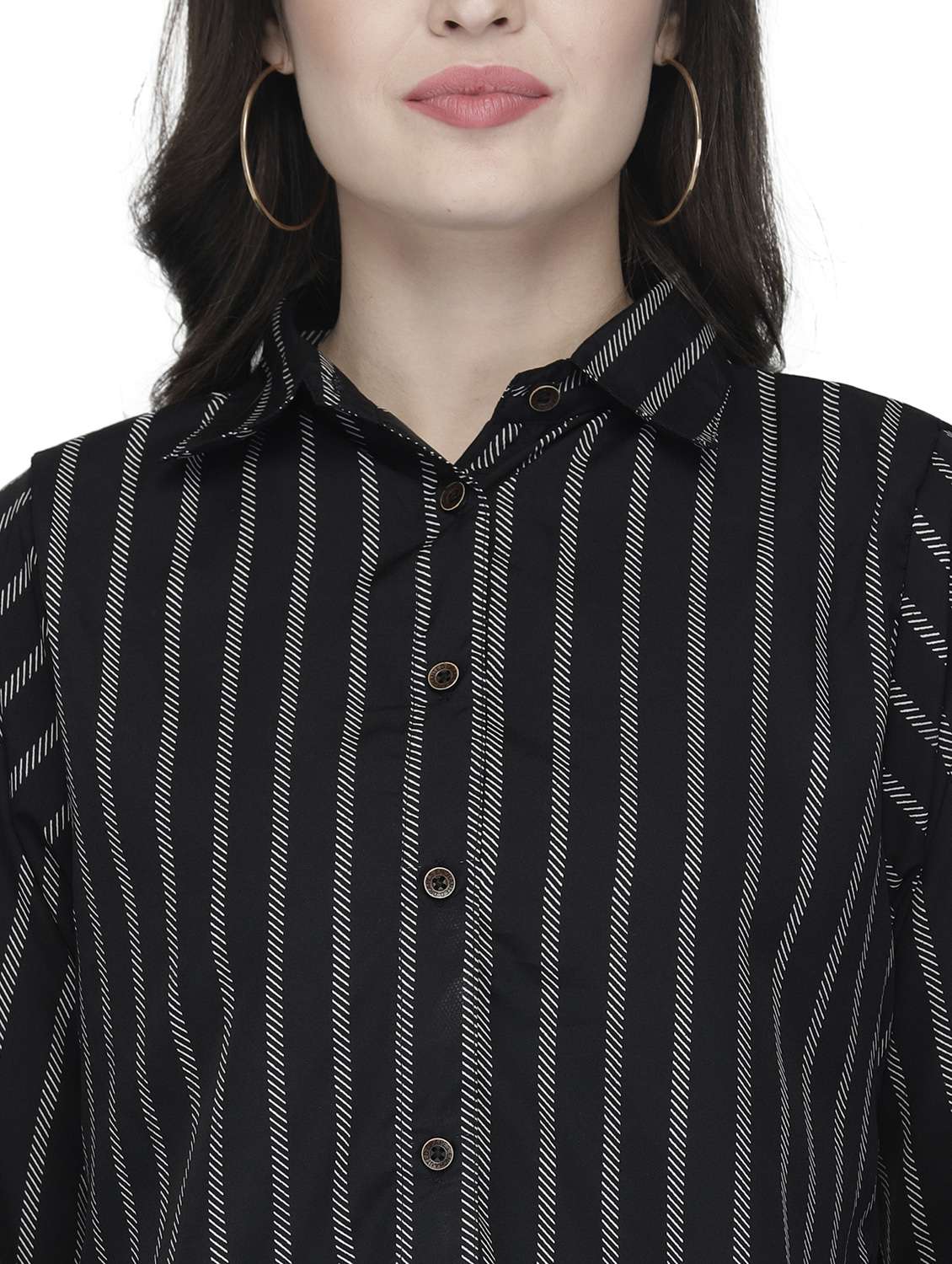 women collared long sleeve regular fit shirt - 22184982 -  Standard Image - 5