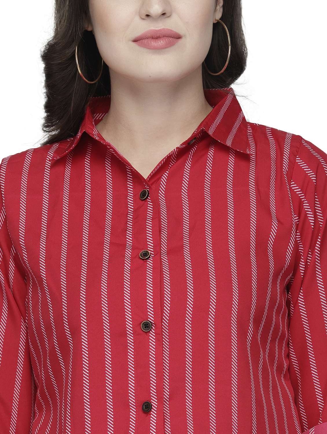 women collared long sleeve regular fit shirt - 22184983 -  Standard Image - 5