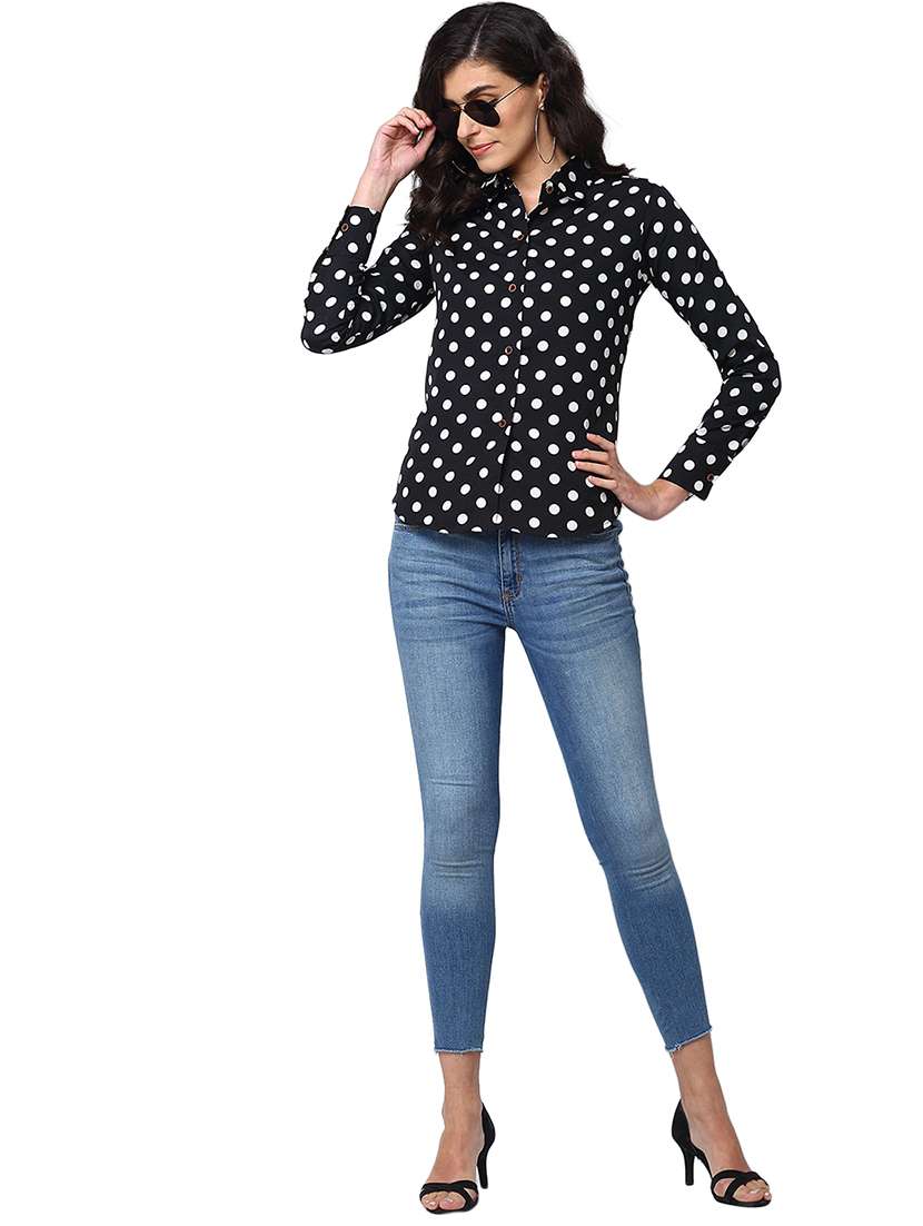 women collared long sleeve regular fit shirt - 22184987 -  Standard Image - 3