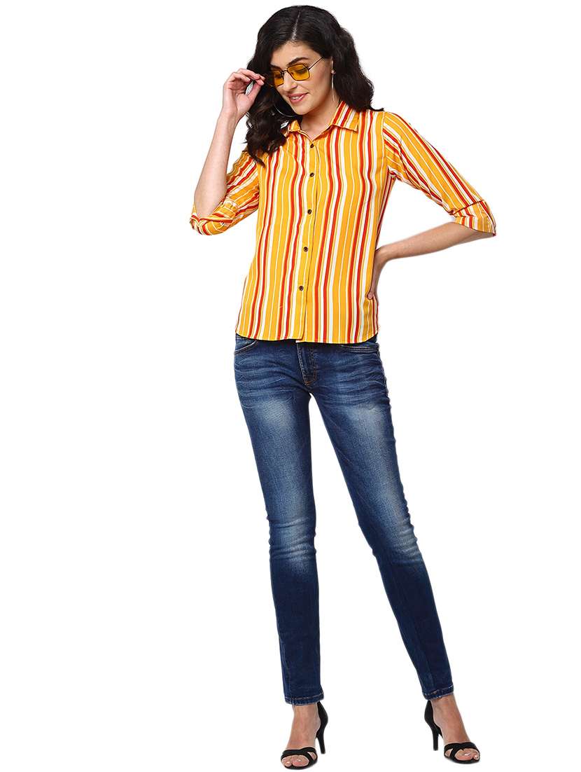 women collared long sleeve regular fit shirt - 22184992 -  Standard Image - 3