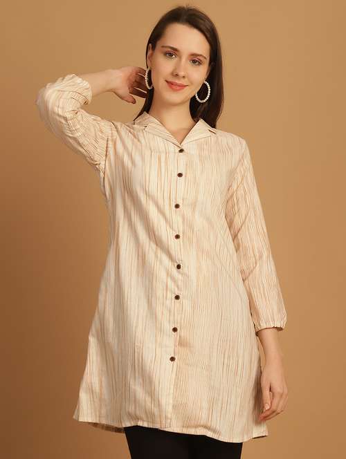 women lapel collar long sleeve regular fit shirt - 22185035 -  Standard Image - 0