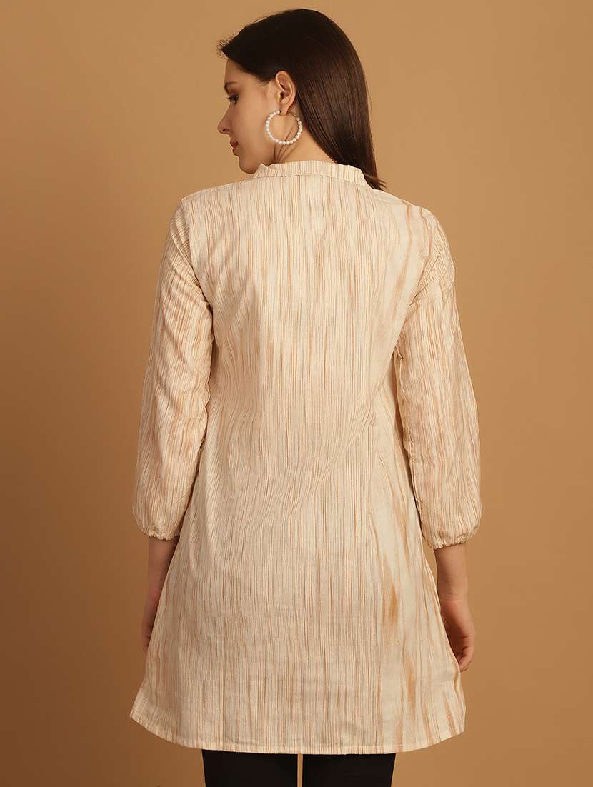 women lapel collar long sleeve regular fit shirt - 22185035 -  Standard Image - 3