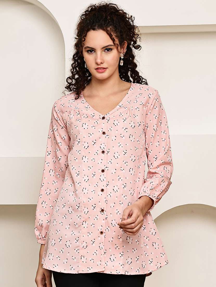 women vneck long sleeve regular fit shirt