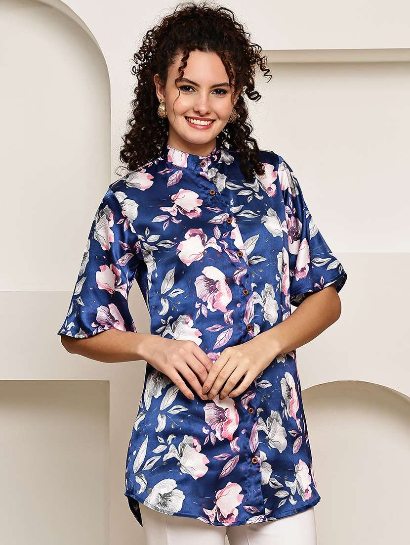 women collared short sleeve regular fit shirt - 22185043 -  Standard Image - 3