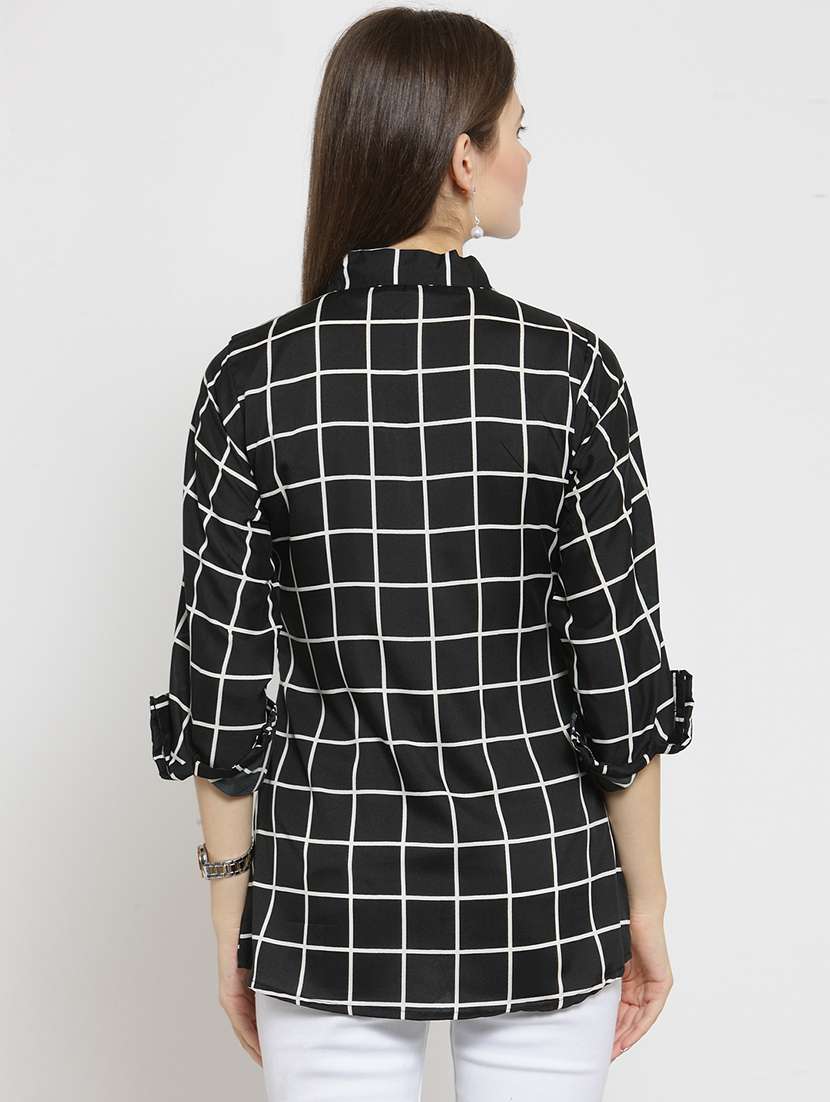 women collared long sleeve regular fit shirt - 22185049 -  Standard Image - 3