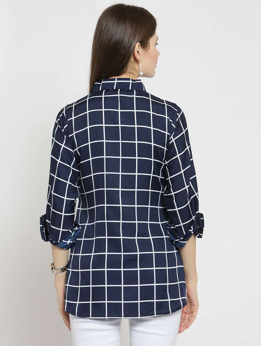 women collared long sleeve regular fit shirt - 22185050 -  Standard Image - 3