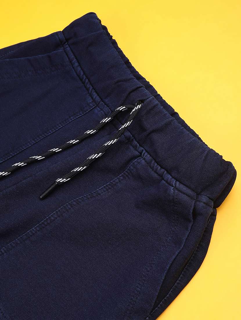 boys solid mid rise casual trouser  - 22185341 -  Standard Image - 3