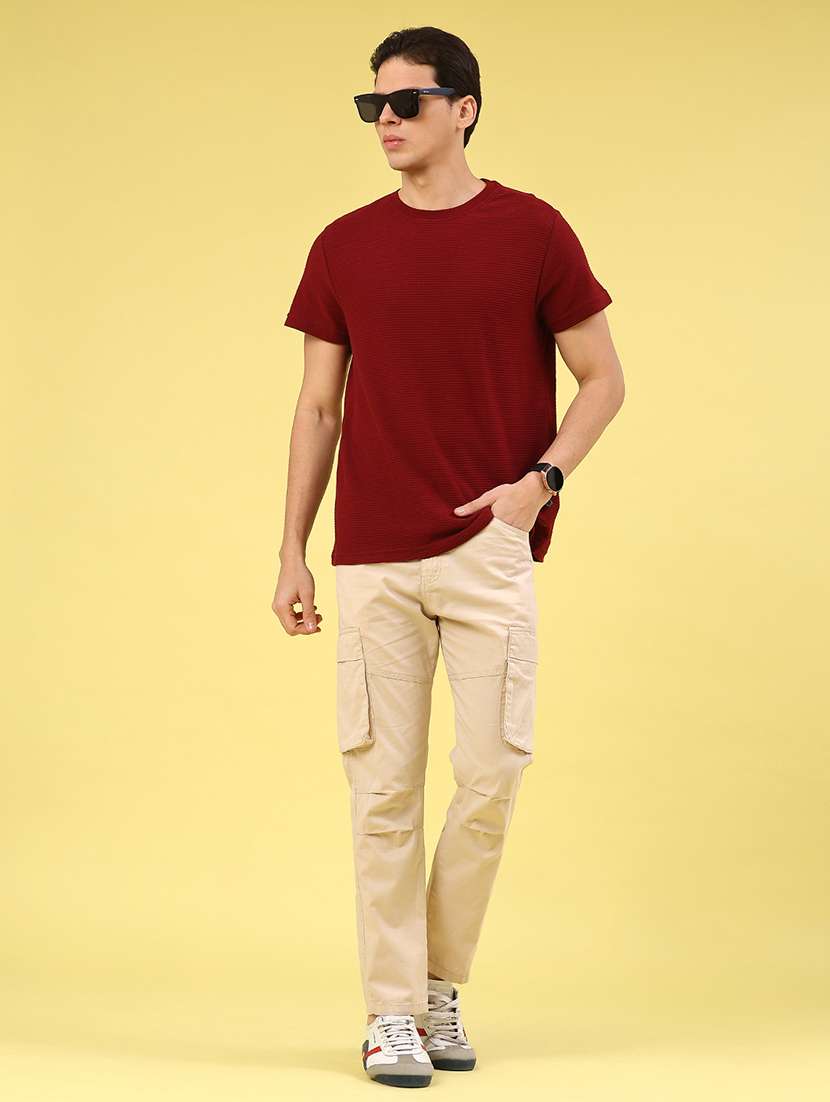 men beige cotton cargo - 22185384 -  Standard Image - 5