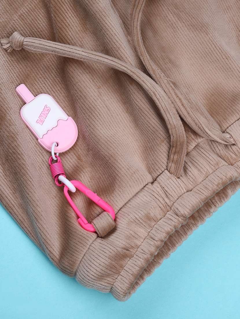 girls solid mid rise nightwear pyjama - 22185457 -  Standard Image - 3