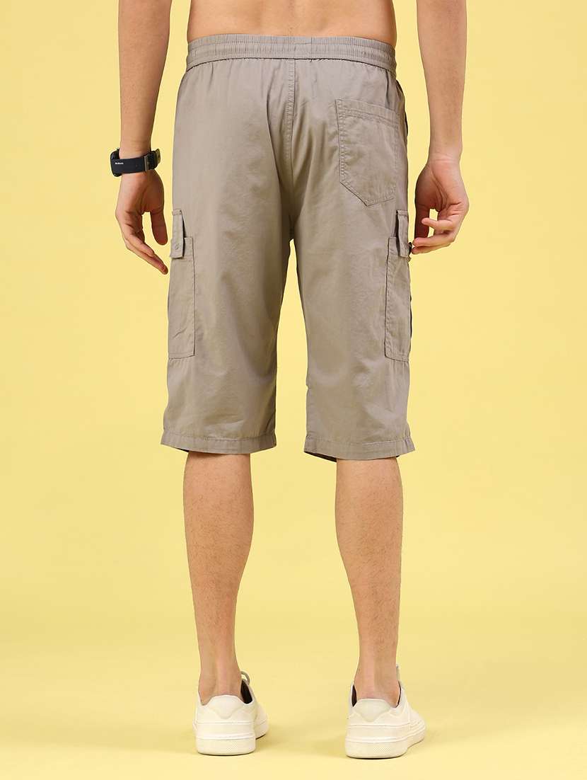 men grey cotton short - 22185472 -  Standard Image - 3
