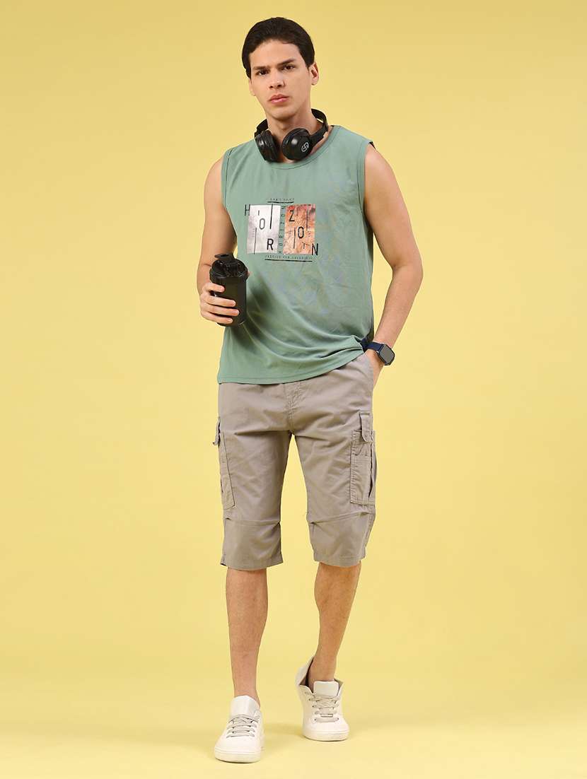 men grey cotton short - 22185472 -  Standard Image - 5