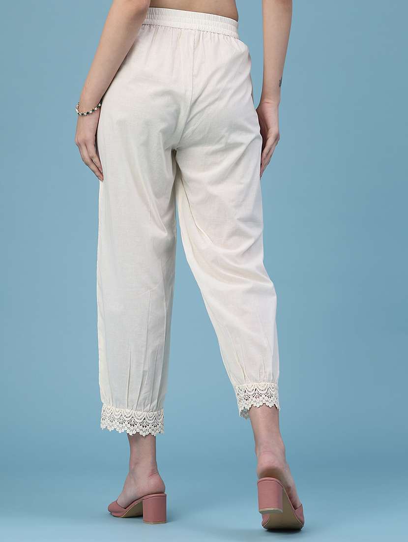 women solid mid rise salwar - 22185565 -  Standard Image - 3