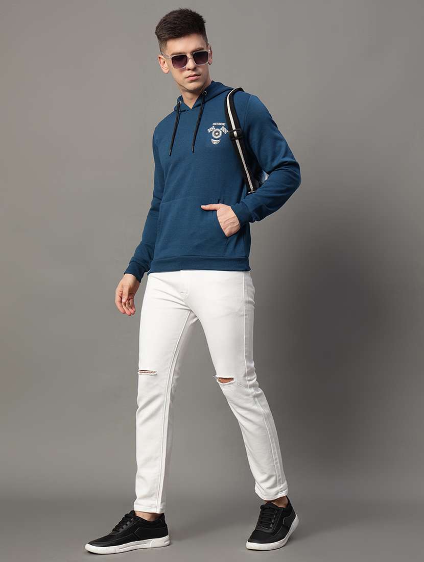 men placement print long sleeve regular fit sweatshirt - 22185841 -  Standard Image - 3