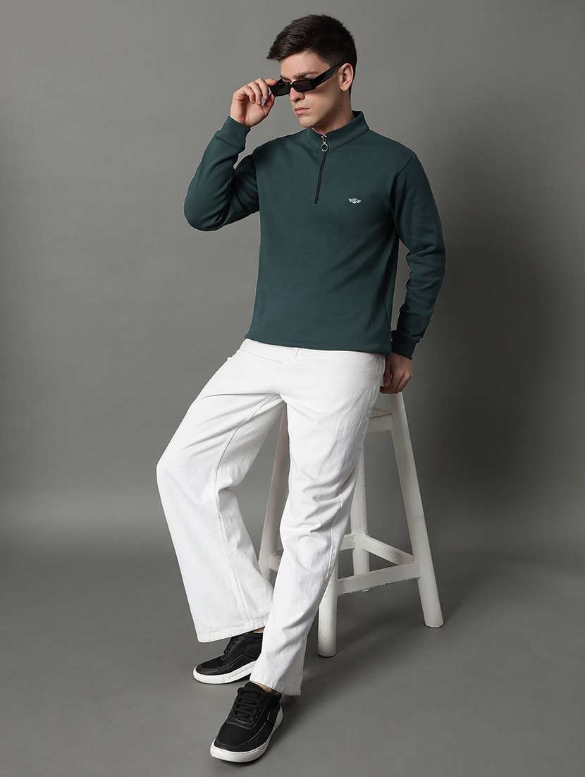 men solid long sleeve regular fit sweatshirt - 22185904 -  Standard Image - 3