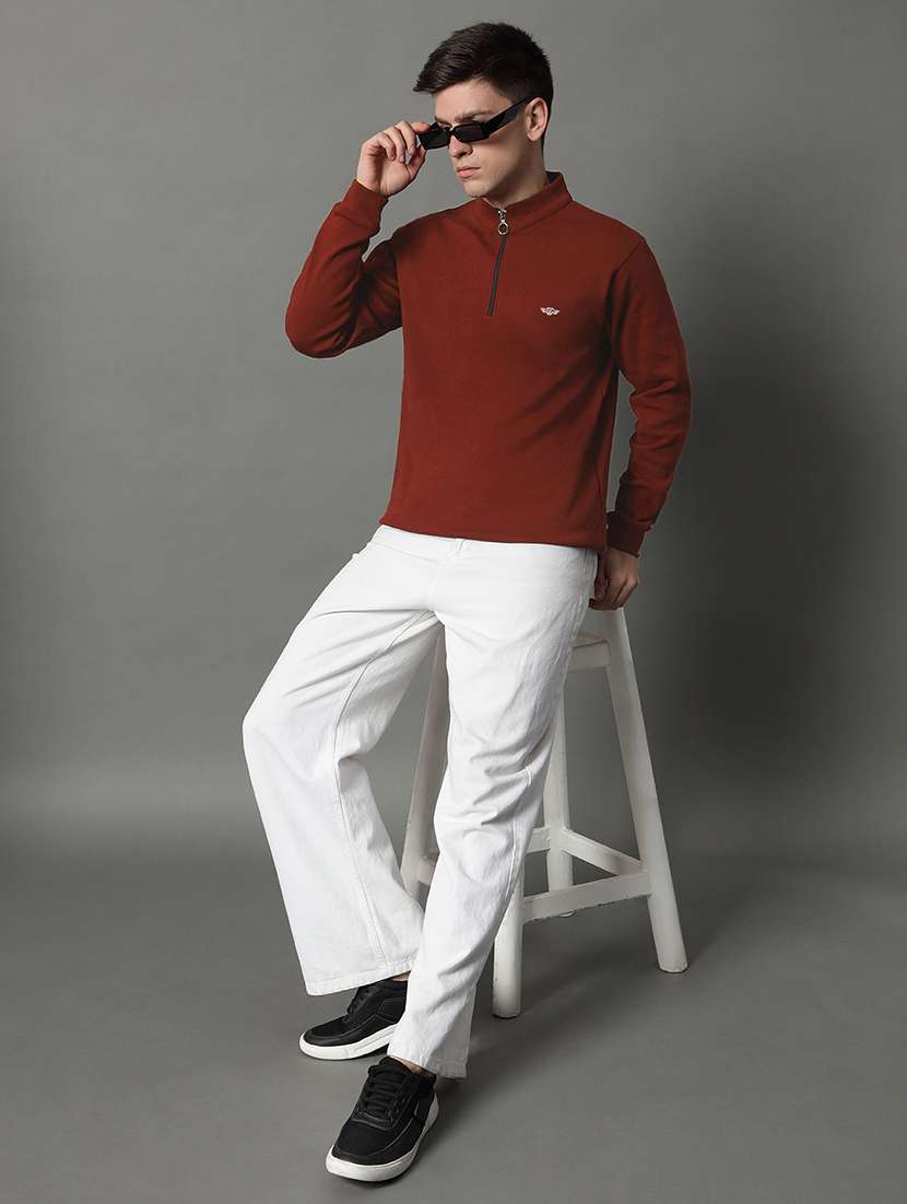 men solid long sleeve regular fit sweatshirt - 22185909 -  Standard Image - 3