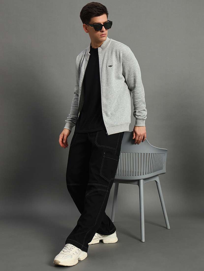 men solid long sleeve regular fit sweatshirt - 22185926 -  Standard Image - 3