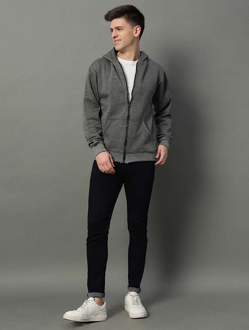 men solid long sleeve regular fit sweatshirt - 22185938 -  Standard Image - 3