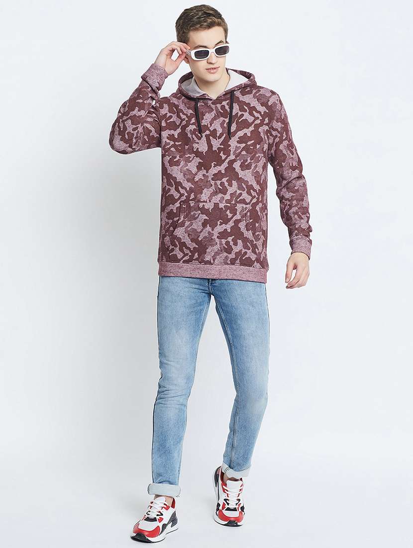 men camouflage long sleeve regular fit sweatshirt - 22185961 -  Standard Image - 3