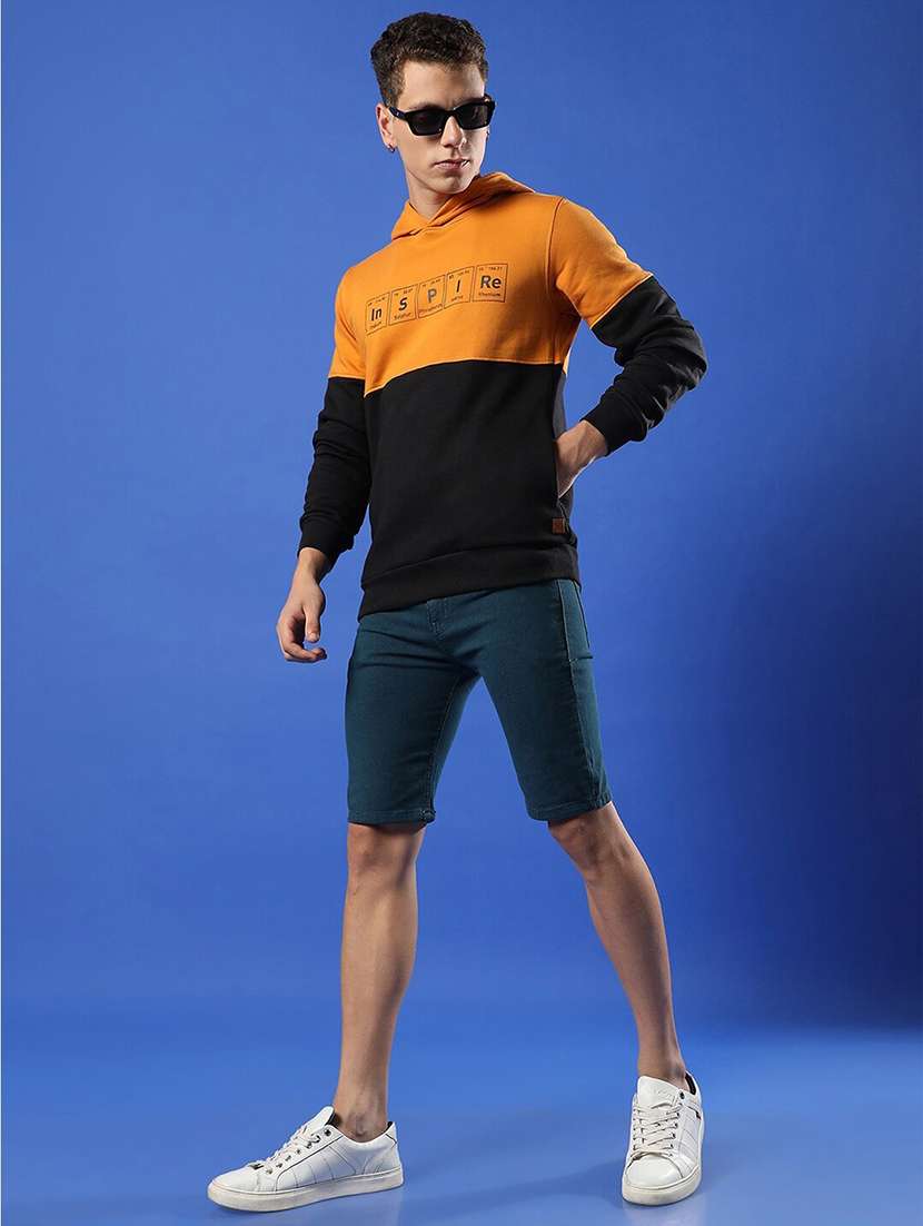 men color block long sleeve regular fit sweatshirt - 22185963 -  Standard Image - 3