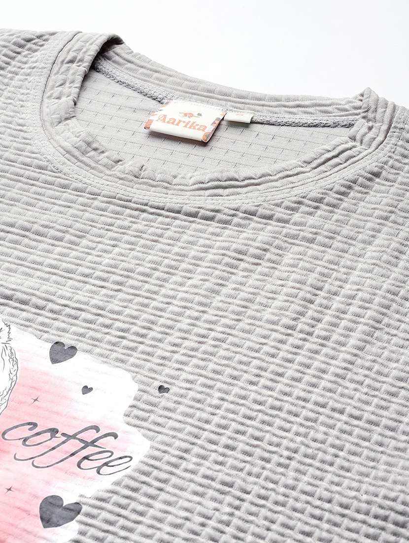 women printed top and shorts co-ord set - 22186129 -  Standard Image - 5