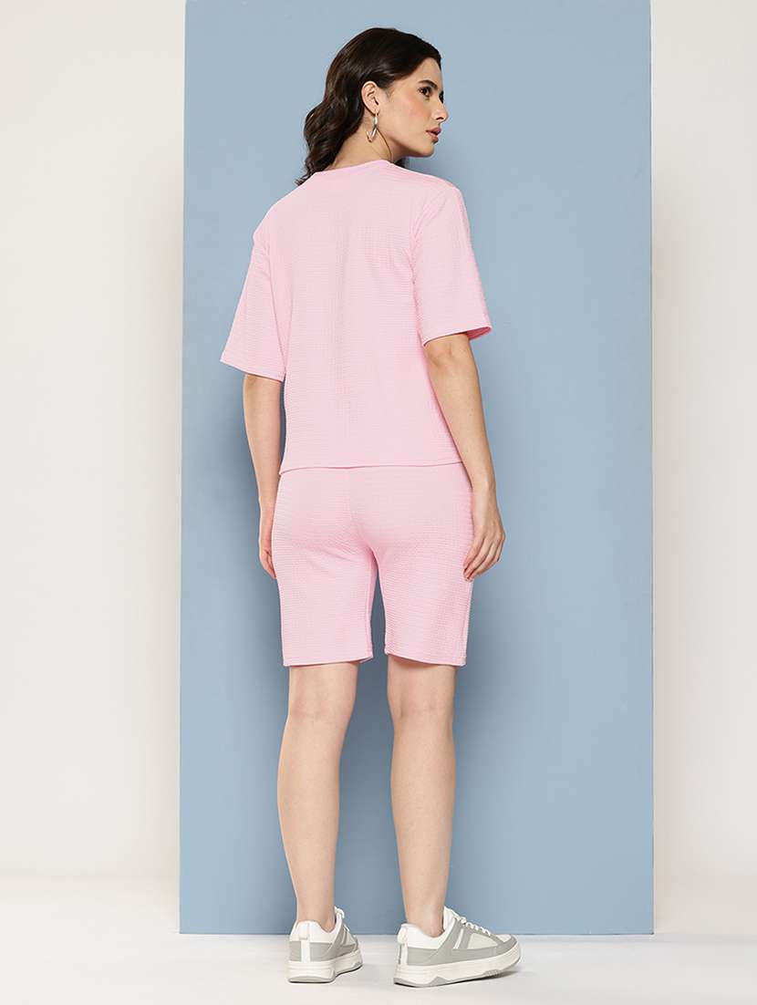 women printed top and shorts co-ord set - 22186130 -  Standard Image - 3