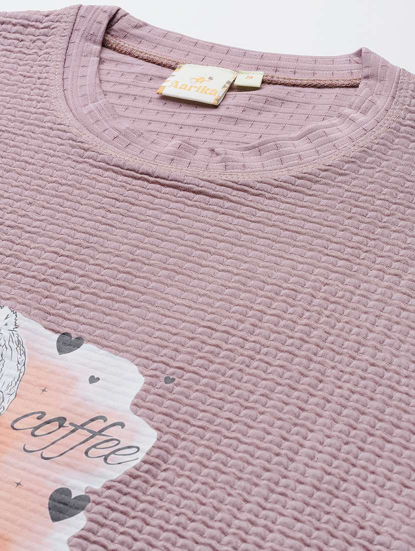 women printed top and shorts co-ord set - 22186131 -  Standard Image - 5