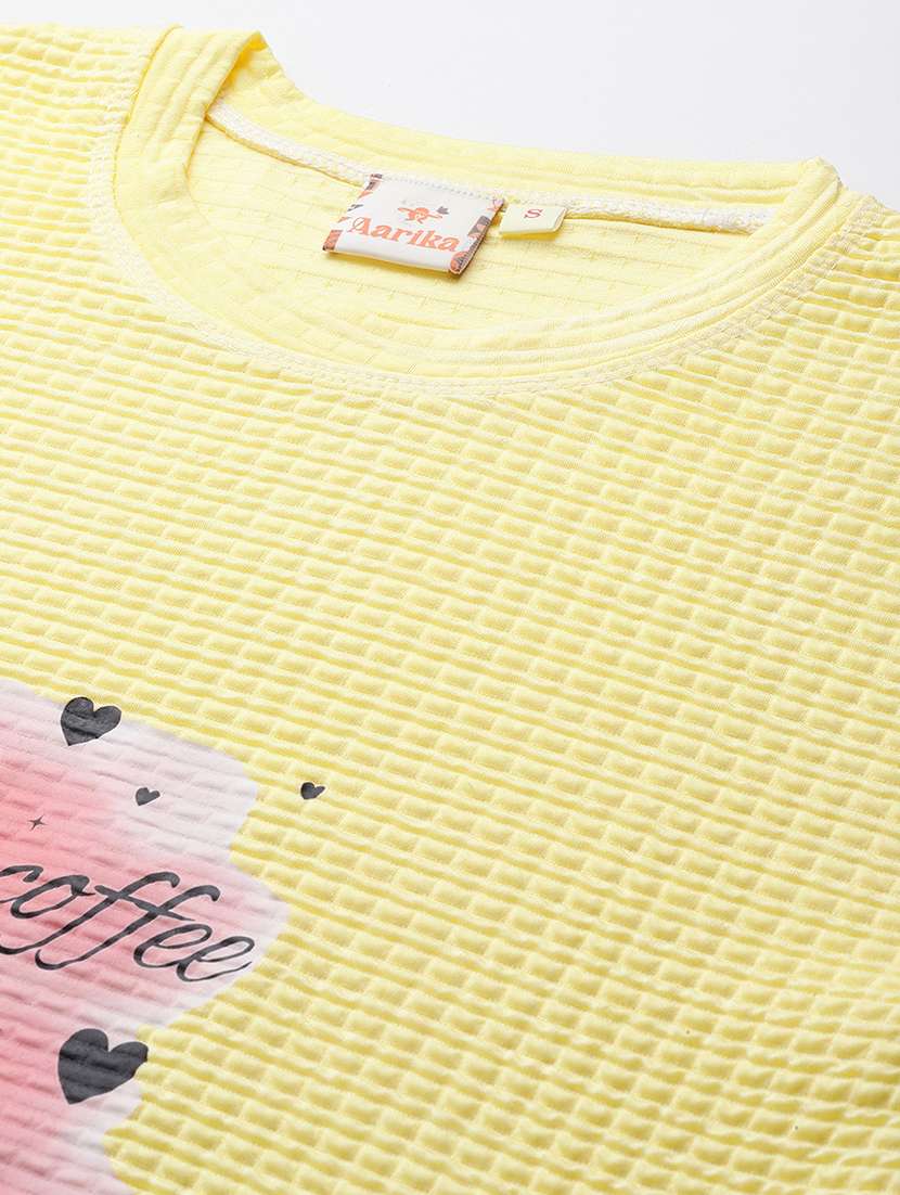 women printed top and shorts co-ord set - 22186139 -  Standard Image - 5