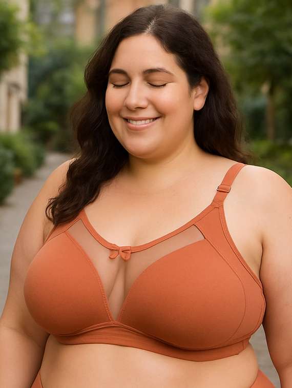 women solid non padded regular bra