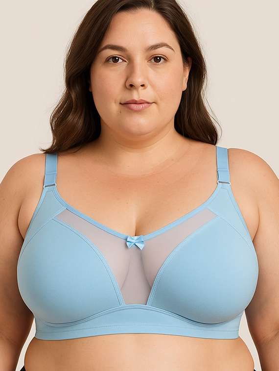 women solid non padded regular bra