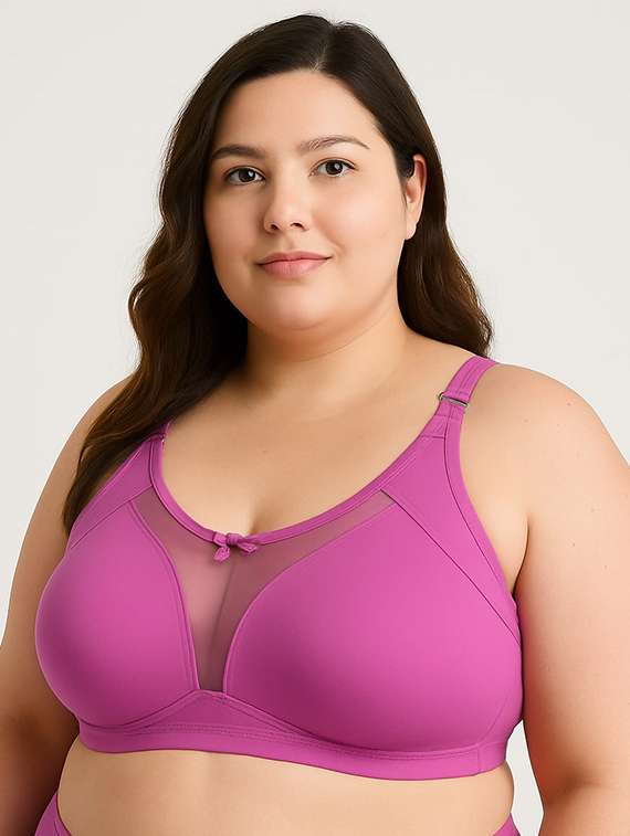 women solid non padded regular bra