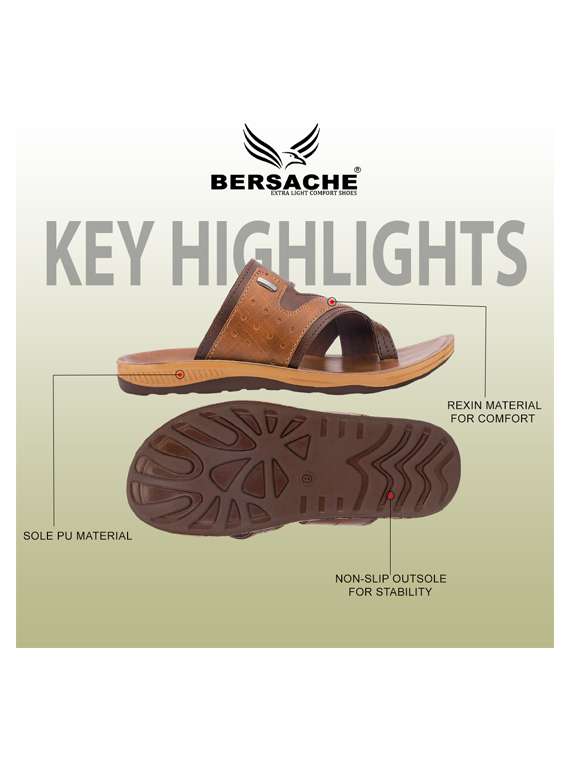 men color block toe seperator sandal - 22186245 -  Standard Image - 5