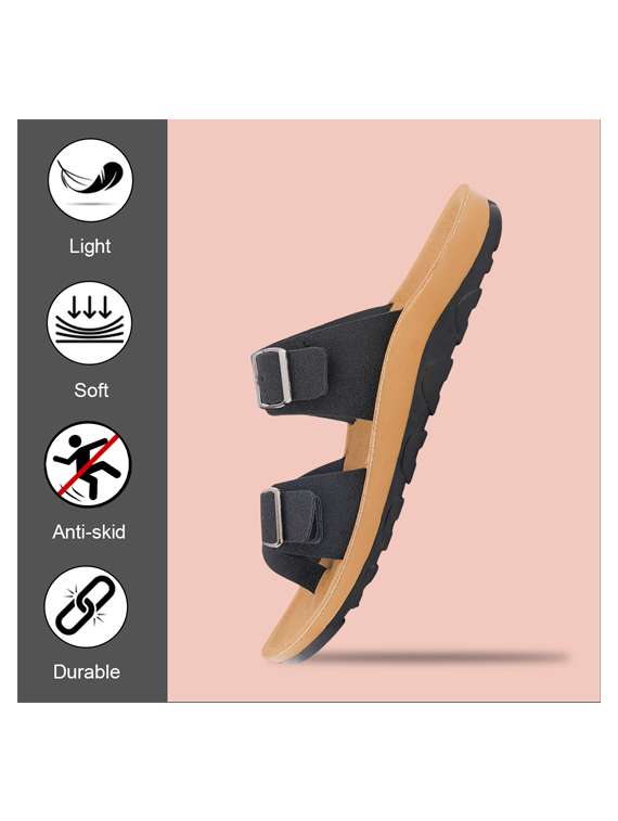 men solid toe seperator sandal - 22186248 -  Standard Image - 5