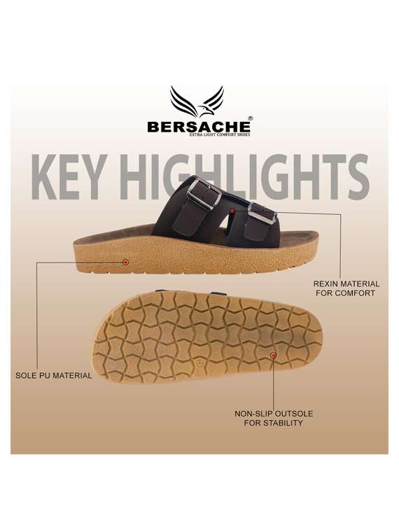 men solid toe seperator sandal - 22186249 -  Standard Image - 5