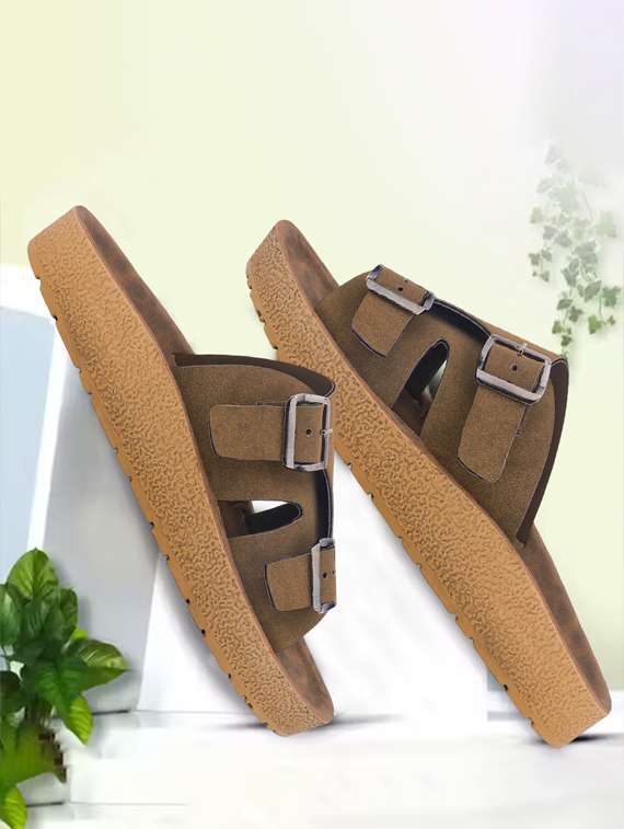 men solid toe seperator sandal