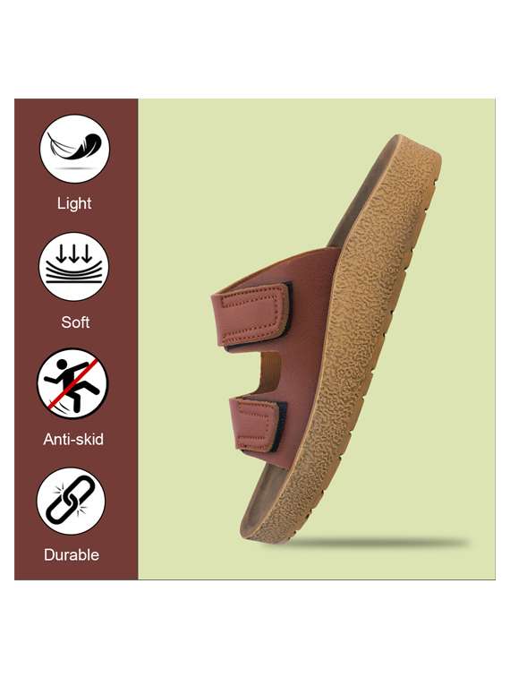 men solid toe seperator sandal - 22186251 -  Standard Image - 5