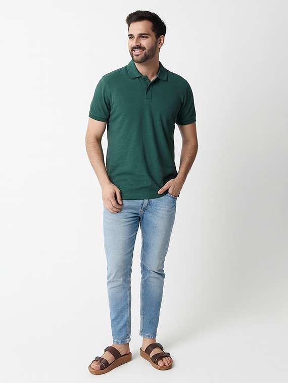 men solid toe seperator sandal - 22186254 -  Standard Image - 3