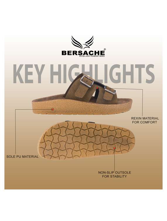 men solid toe seperator sandal - 22186260 -  Standard Image - 5