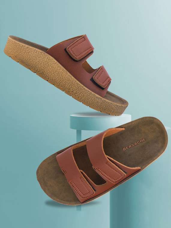 men solid toe seperator sandal
